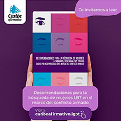 Recomendaciones para la búsqueda de mujeres lesbianas, bisexuales y trans dadas por desaparecidas en el marco del conflicto armado