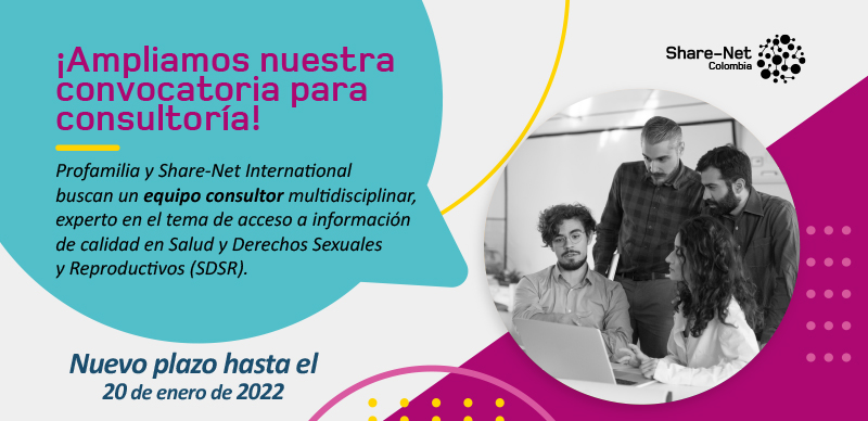 ¡Ampliamos nuestra convocatoria para consultoría!