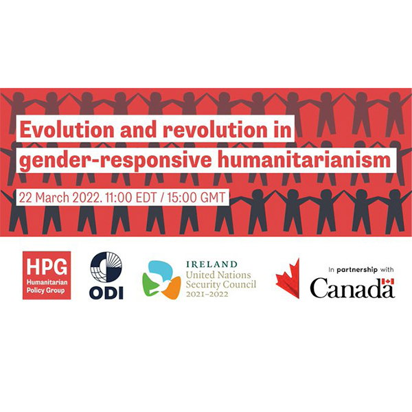 Evolución y revolución en el humanitarismo con perspectiva de género