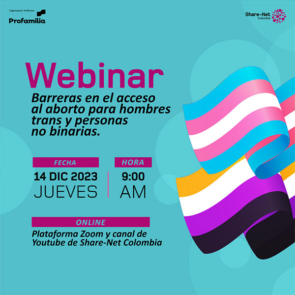 Webinar: Barreras en el acceso al aborto para hombres trans y personas no binarias